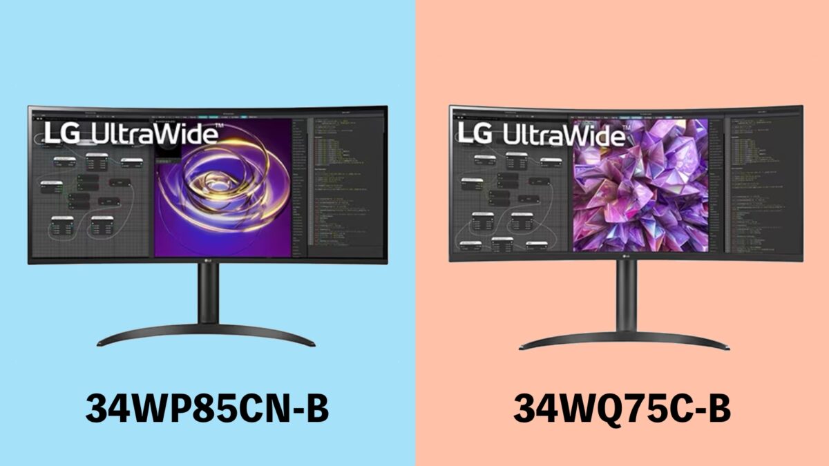 34WP85CN-B(34WP85C-B)、34WQ75C-Bの違いを比較！