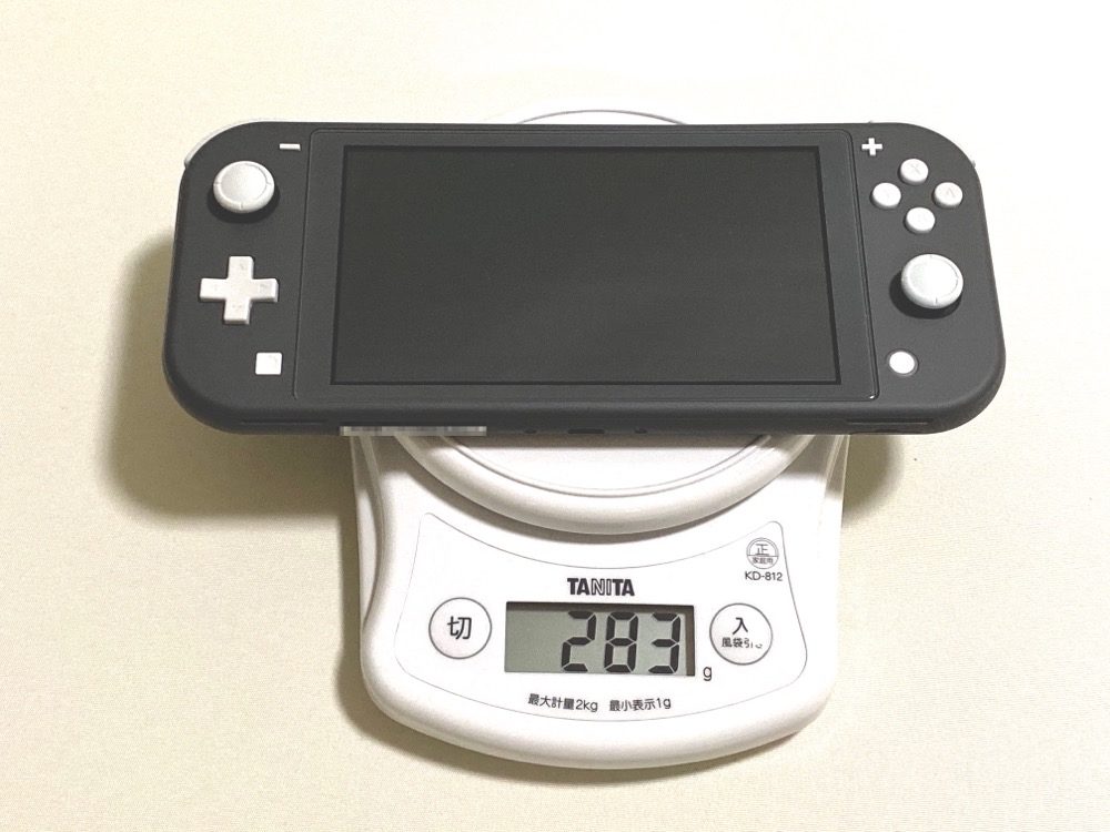 Nintendo Switch Lite 重量